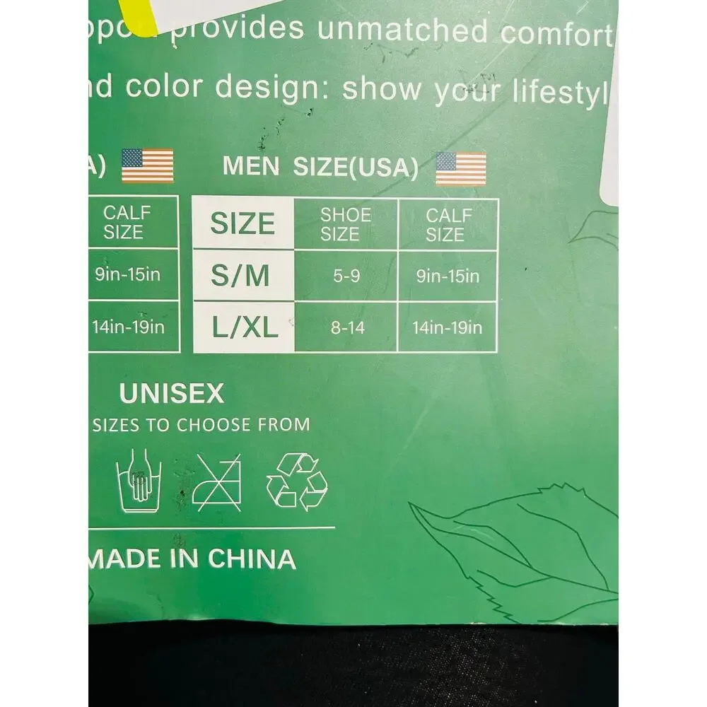 FENGLAODA - Unisex Compression Socks For Circulation Support 6 Pairs /Size -S/M